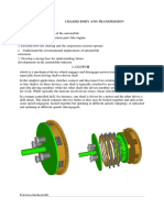 Learning Outcomes: Chassis Body and Transmission