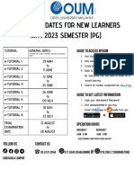 Important Dates For New Learners Sem May 2023 (PG)