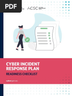 ACSC Cyber Incident Readiness Checklist - A4