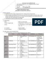 Formulir Pendaftaran Karantina Tahfidz