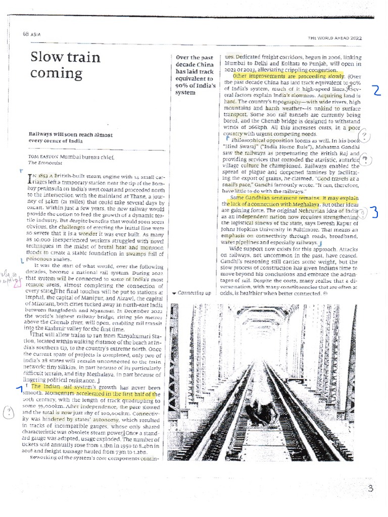 Slow Train | PDF