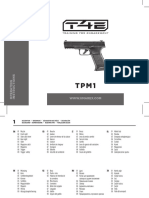 Manual de Utilizare Pistol Cu Bile de Cauciuc Umarex TPM 1 T4E Cal.43 - Black