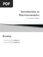 01A. Introduction to Macroeconomics