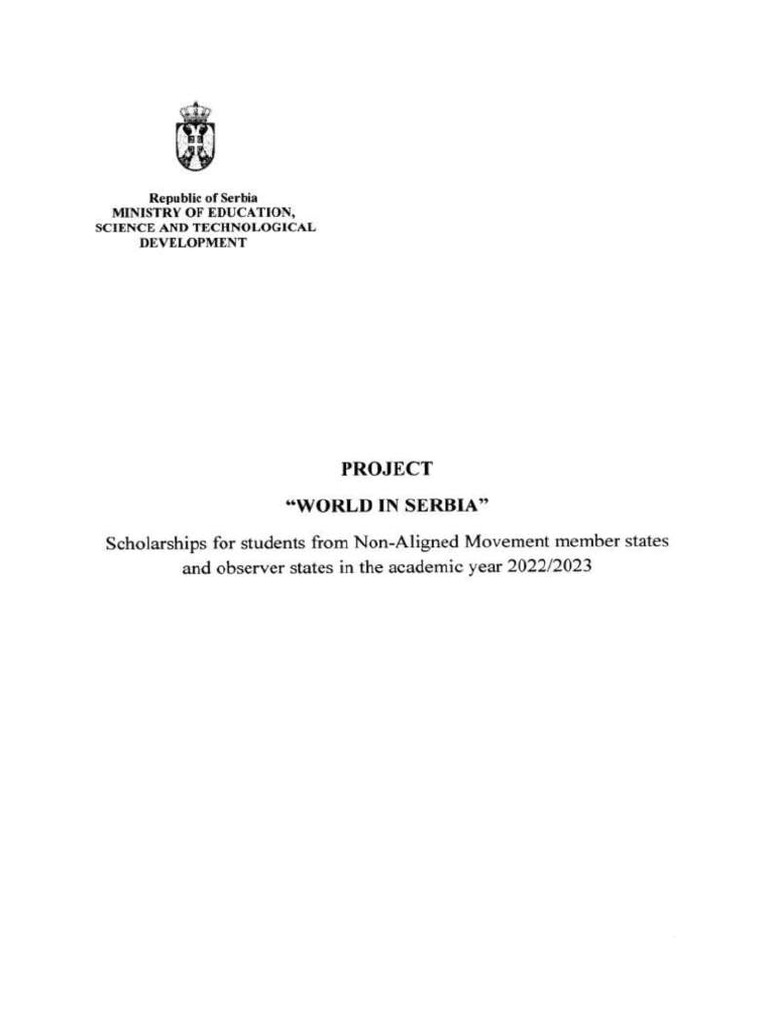 Booklet World in Serbia 2022-2023 | PDF