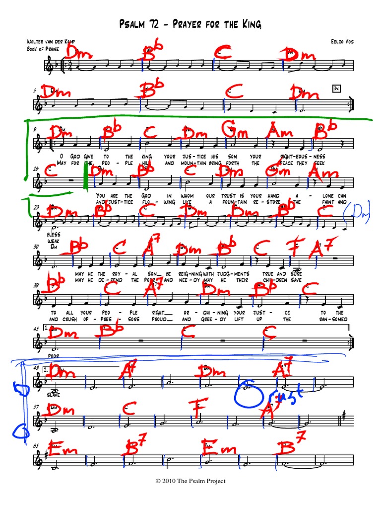 Psalm project psalm 72 origineel pdf