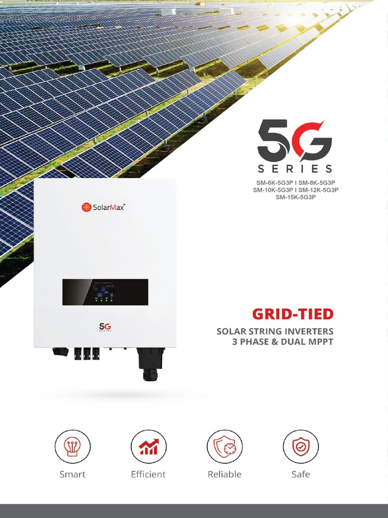 SolarMax 6kW Hybrid Inverter Specs | PDF | Alternating Current ...
