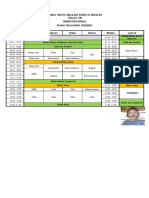 Jadwal Kelas 3b