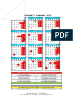 Calendario Laboral Palencia 2023.