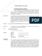 Proforma Invoice Template