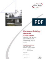 Hazardous Building Materials Assessment - April 26, 2016