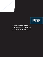 Central The 1 Credit Card Contract