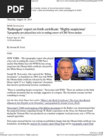 Download Obama Birth Cert Doc Highly Suspicious per Joseph Newcomer - Typography Expert - Rather Gate Killian Docs by protectourliberty SN62590573 doc pdf