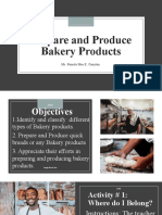 Prepare and Produce Bakery Products 1