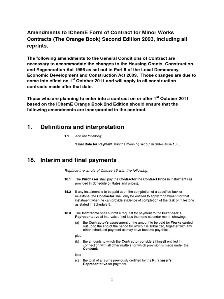 Orange Book 2nd Edition 2011 Addendum Pdf Interest Employment
