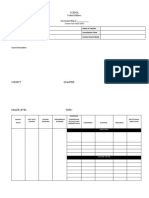 Curriculum Map Template