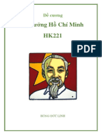 Đề cương Tư tưởng Hồ Chí Minh - HK221
