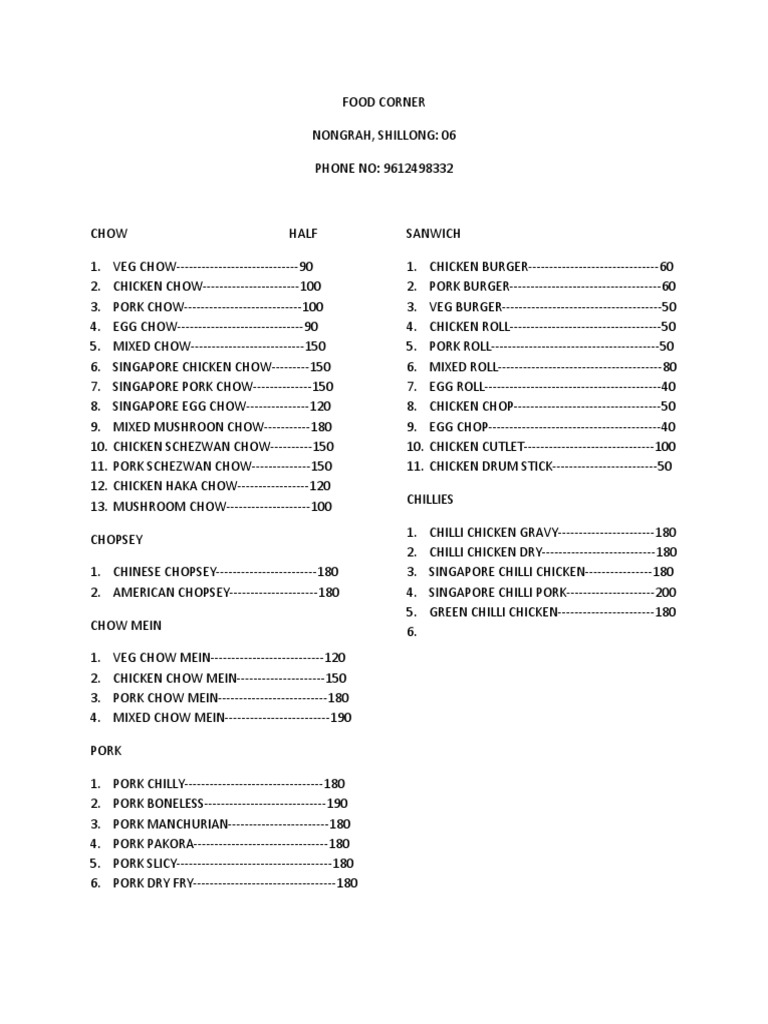 food-corner-pdf-foods-cuisine