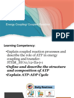 Energy Coupling/ Coupled Reaction