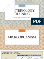 Bacteriology Training Guide: Identification and Classification of Microorganisms