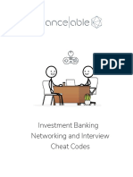 Cheat Codes For Investment Banking Networking and Interviews FINAL 08.11.21