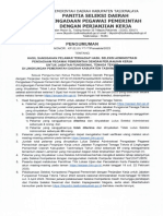 Pengumuman Hasil Sanggahan Pelamar Terhadap Hasil Seleksi Administrasi Pengadaan PPPK Teknis 2022