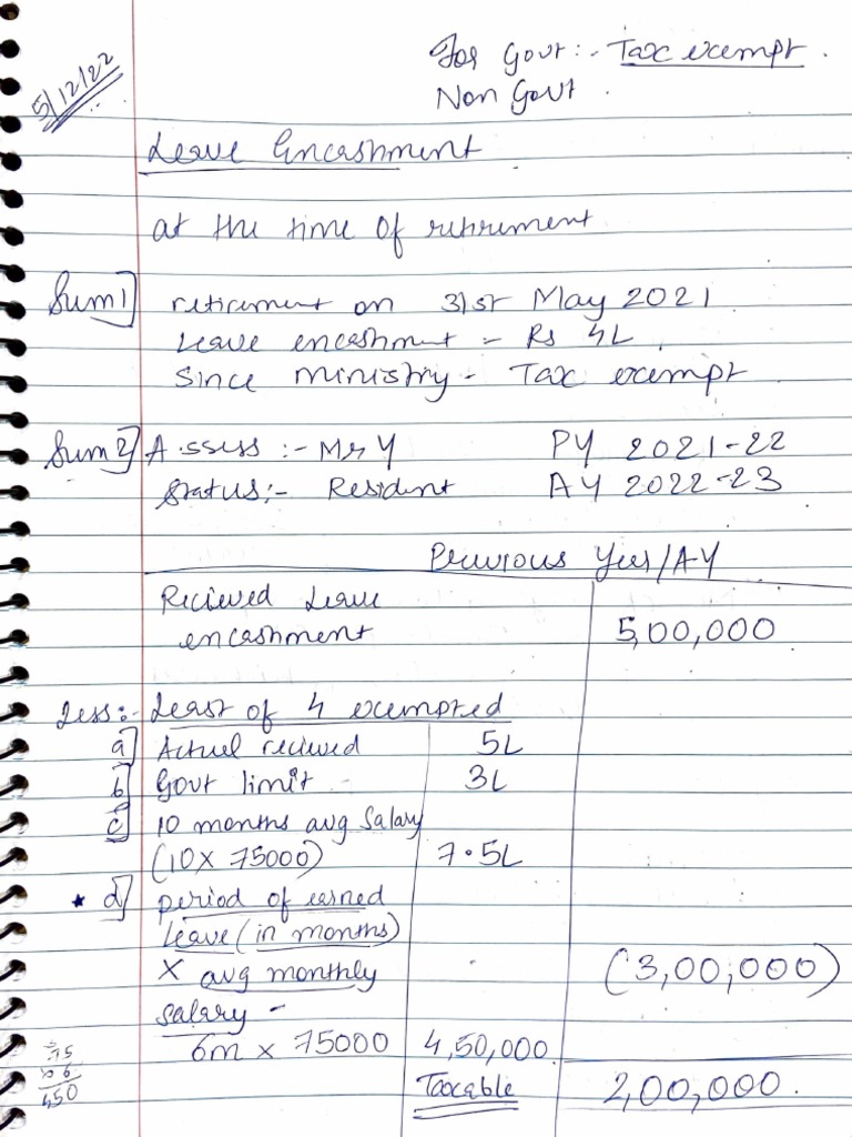 WM Leave and Gratuity PDF