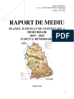 Raport de Mediu PJGD Hunedoara