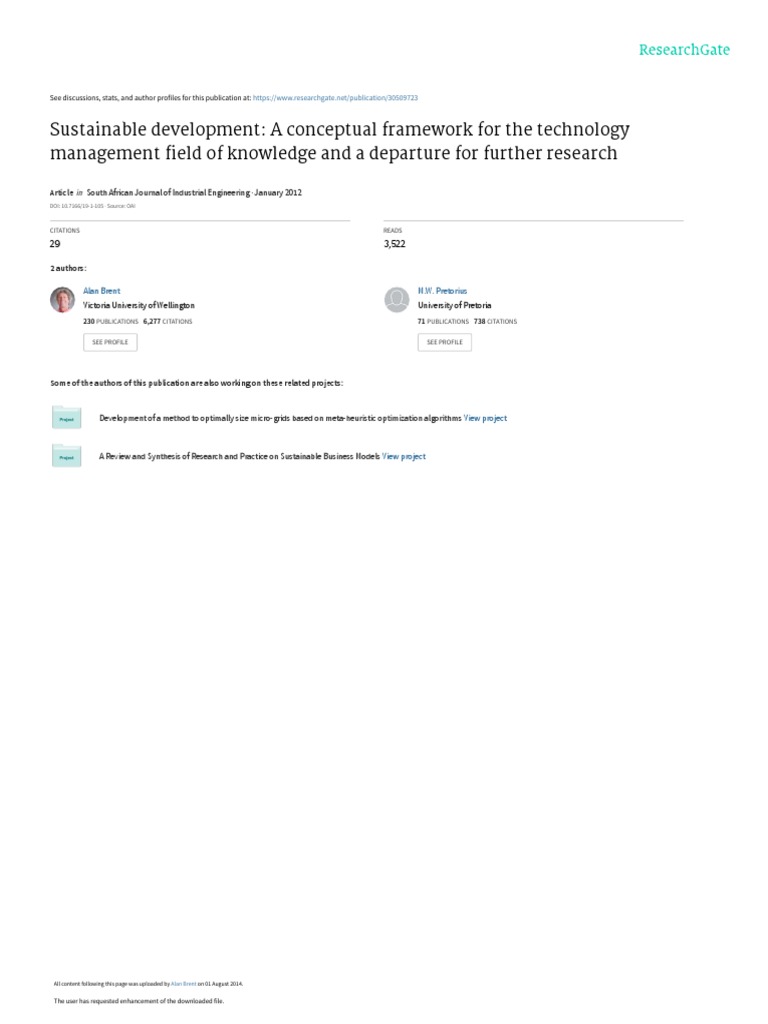 Sustainable Tech Management Framework Pdf Sustainability