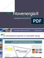Grupo NovEnergia, El Referente Internacional de Energía Renovable Dirigido Por Albert Mitjà Sarvisé - Sep2011