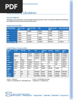 Flow Units Conversion Table | PDF | Applied And Interdisciplinary ...