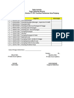 Aktivitas Harian Tim Kebersihan PT IPC Terminal Petikemas