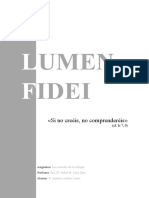 Lumen Fidei - Trabajo