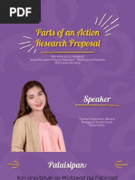 Parts of A Deped Action Research Proposal