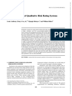 Risk Analysis - 2005 - Cox - Some Limitations of Qualitative Risk Rating Systems