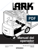 Clark Manual Operador Carretilla Om-617