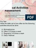 Physical Activities Assessment