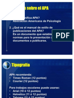 Apuntes Sobre El APA