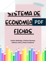 Sistema de Economía de Fichas: Leticia Madurga, Cristina Serrano, Adriana Liña y Paula Gutiérrez