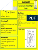 Y7 Homework RAISE Sound