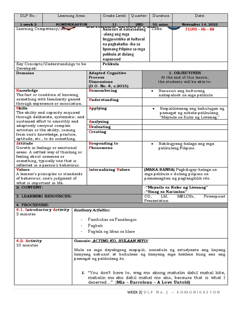 Analyzing Linguistic and Cultural Differences Through Filipino Films
