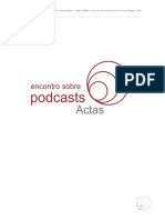 Actas Do Encontro Sobre Podcasts