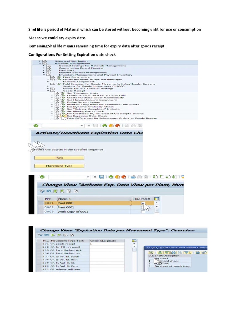 Shelf Life Material Process PDF
