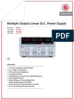 Fuente de Alimentación RS Pro IPS4303 0-30V 0-3A Dual Out