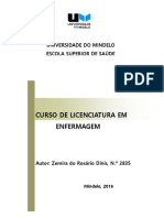 Zemira Dinis 2016. Gestão Do Acidentado de Trânsito em São Vicente