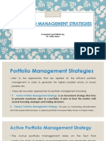 Portfolio Management Lecture 6