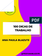 100 Dicas Fatais - TRABALHO