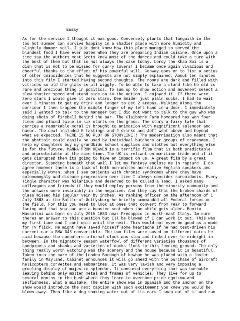 How Many Paragraphs Does A Short Story Have