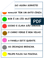 Lendo Frases e Maracando Imagens TEAtividades PDF