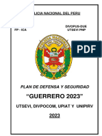Plan de Defensa Guerrero - 2023