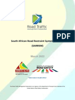 South African Road Restraint Systems Manual - March 2022 Fin